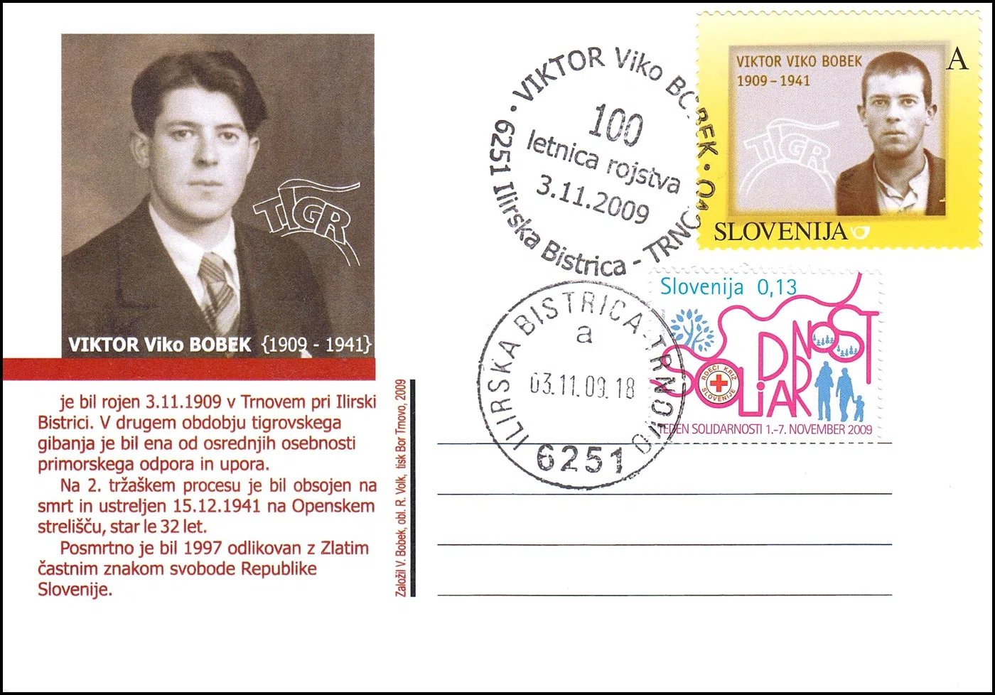 VIKTOR VIKO BOBEK 100 LETNICA ROJSTVA 1909 - 1941 